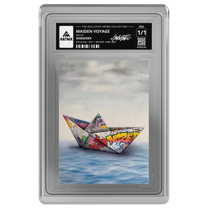 MAIDEN VOYAGE by Onemizer — Velvet Fine Art — on white