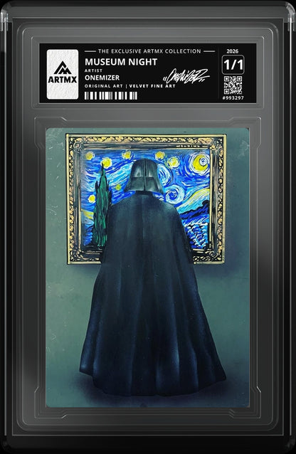 MUSEUM NIGHT by Onemizer — Velvet Fine Art — close-up