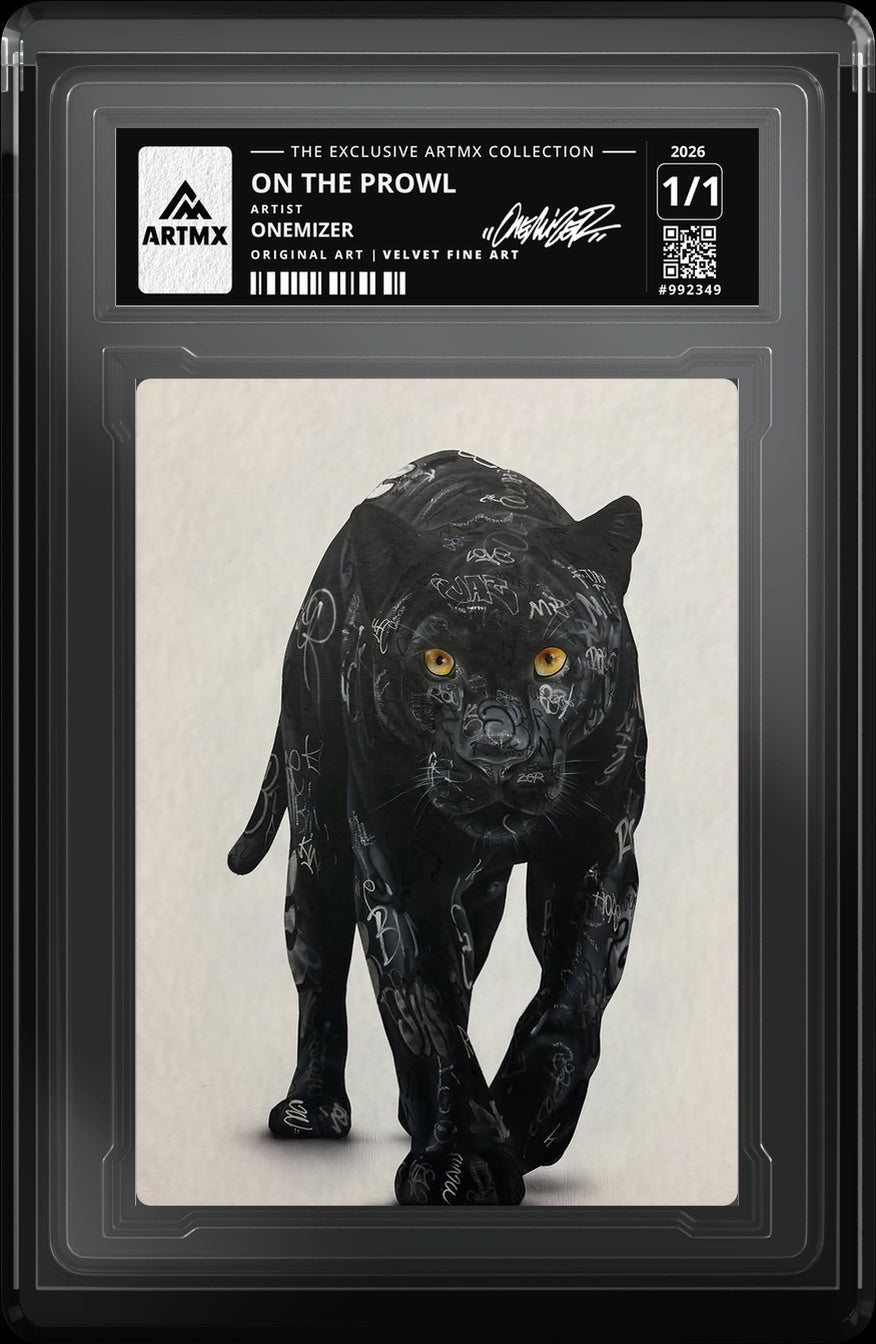 ON THE PROWL by Onemizer — Velvet Fine Art — close-up