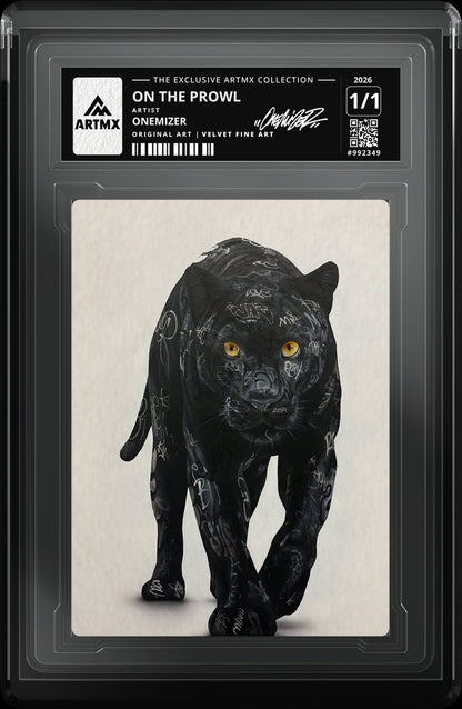ON THE PROWL by Onemizer — Velvet Fine Art — close-up