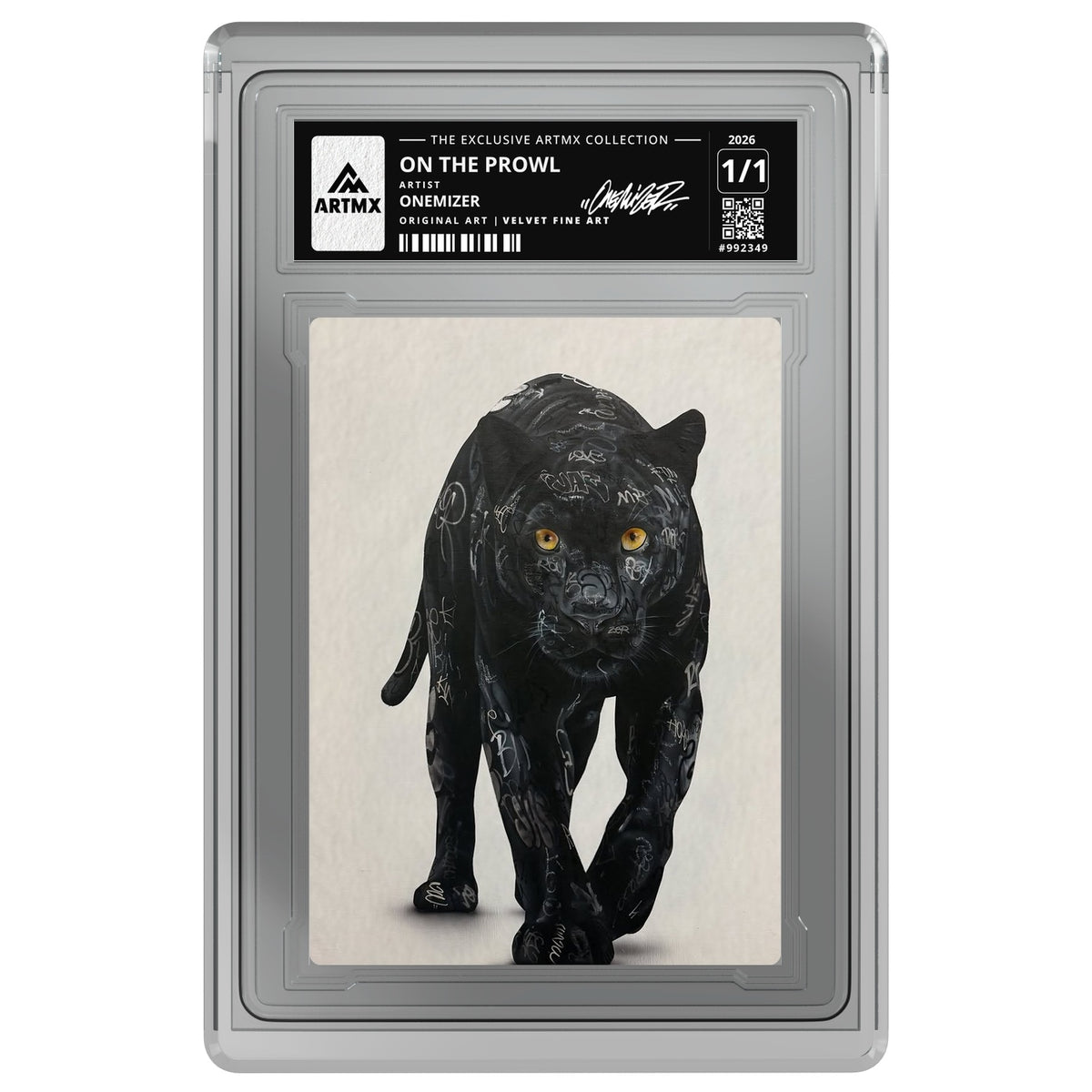 ON THE PROWL by Onemizer — Velvet Fine Art — on white