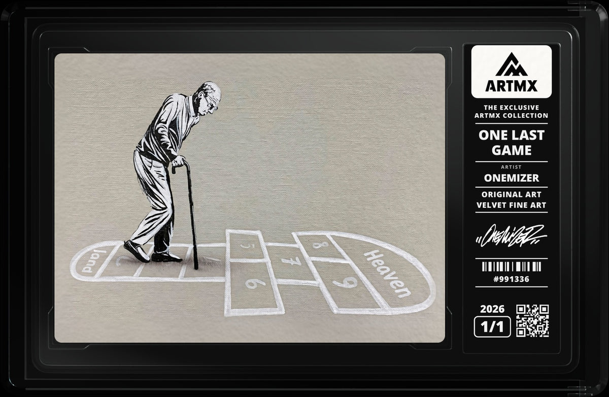 ONE LAST GAME by Onemizer — Velvet Fine Art — close-up