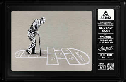 ONE LAST GAME by Onemizer — Velvet Fine Art — close-up