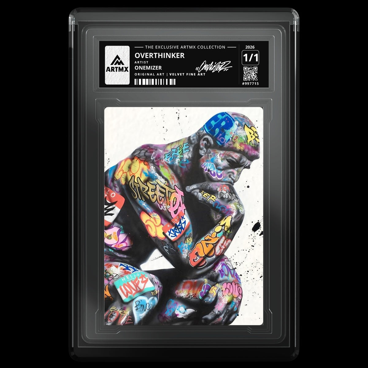 OVERTHINKER by Onemizer — Velvet Fine Art — front