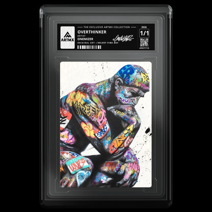 OVERTHINKER by Onemizer — Velvet Fine Art — front
