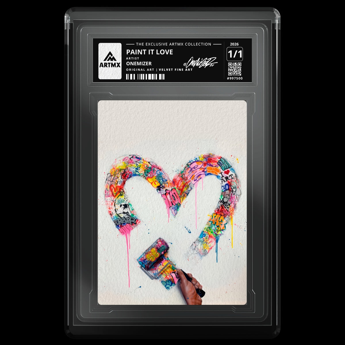 PAINT IT LOVE by Onemizer — Velvet Fine Art — front