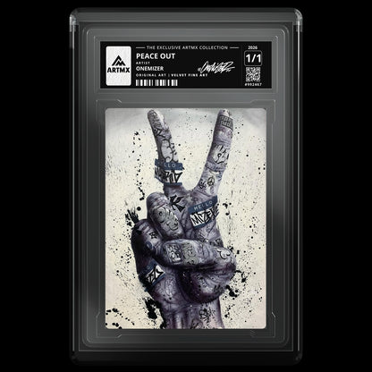 PEACE OUT by Onemizer — Velvet Fine Art — front
