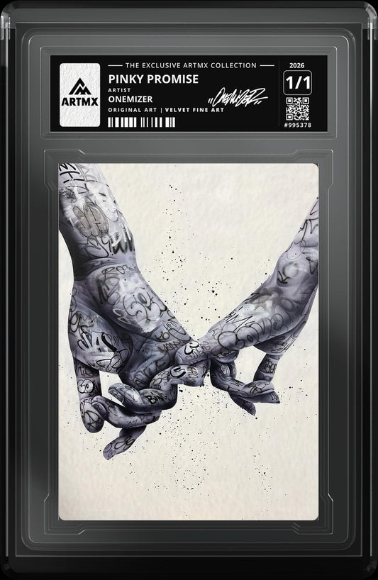 PINKY PROMISE by Onemizer — Velvet Fine Art — close-up
