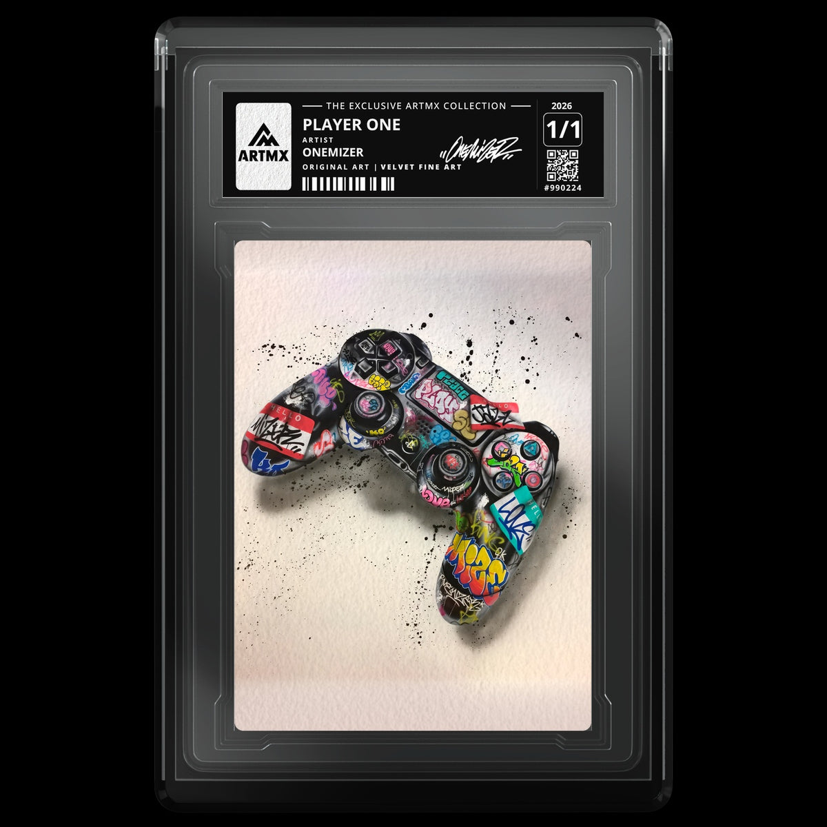 PLAYER ONE by Onemizer — Velvet Fine Art — front