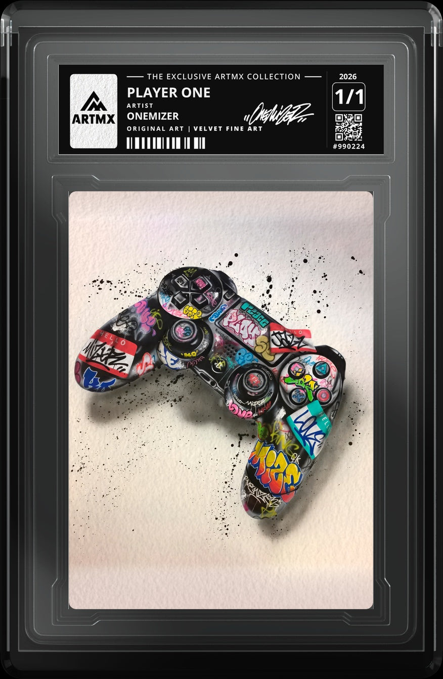 PLAYER ONE by Onemizer — Velvet Fine Art — close-up