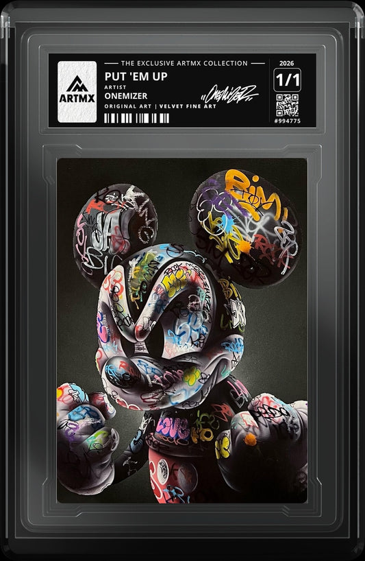 PUT 'EM UP by Onemizer — Velvet Fine Art — close-up