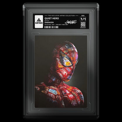 QUIET HERO by Onemizer — Velvet Fine Art — front