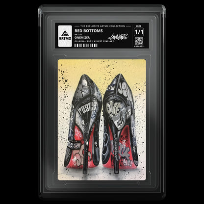 RED BOTTOMS by Onemizer — Velvet Fine Art — front