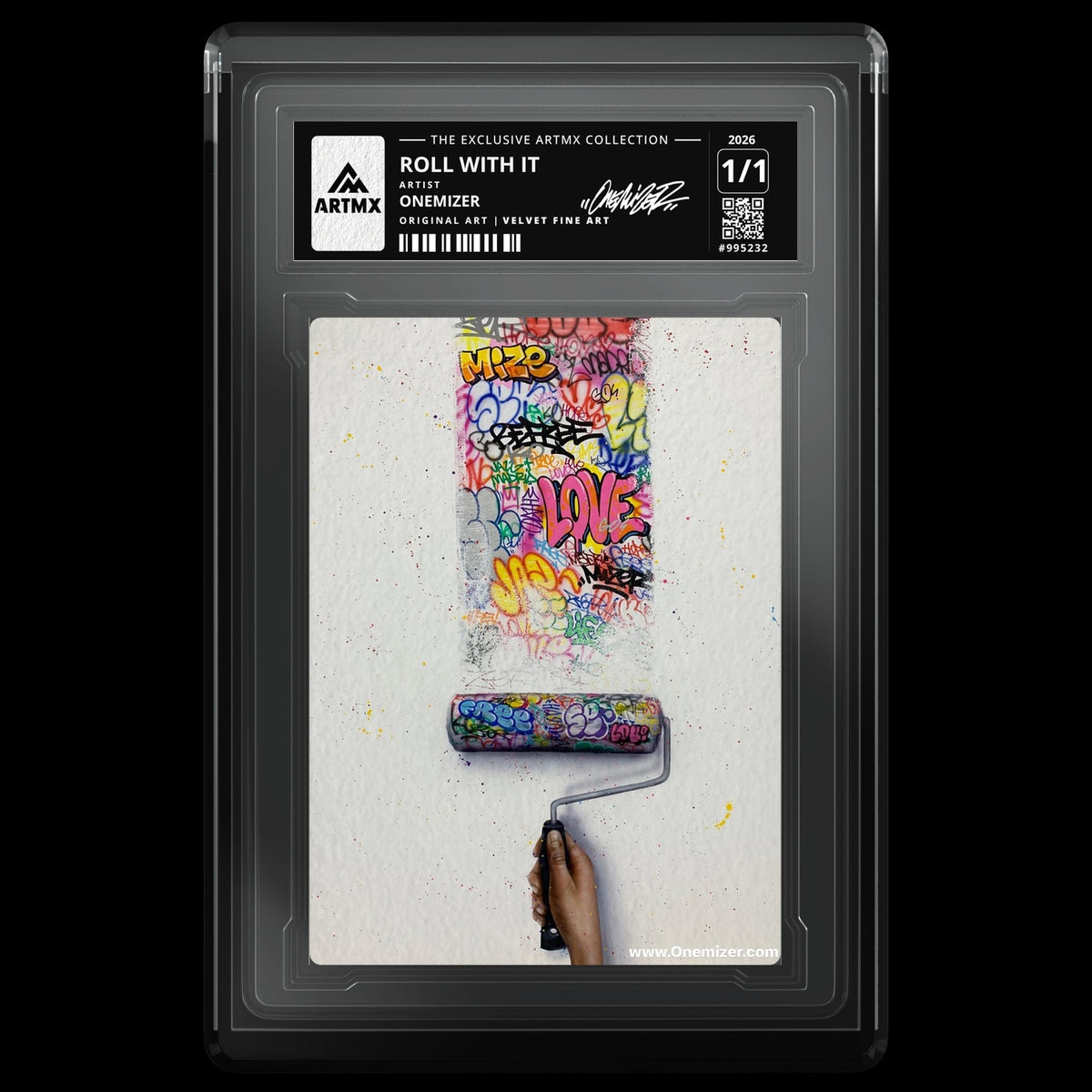 ROLL WITH IT by Onemizer — Velvet Fine Art — front
