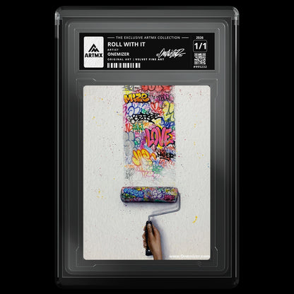 ROLL WITH IT by Onemizer — Velvet Fine Art — front