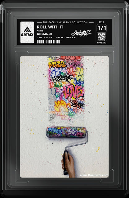 ROLL WITH IT by Onemizer — Velvet Fine Art — close-up