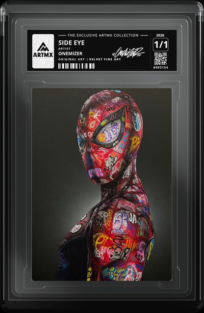 SIDE EYE by Onemizer — Velvet Fine Art — close-up