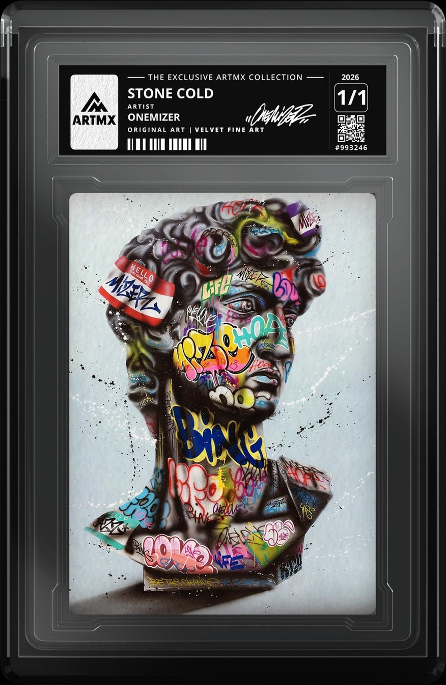 STONE COLD by Onemizer — Velvet Fine Art — close-up