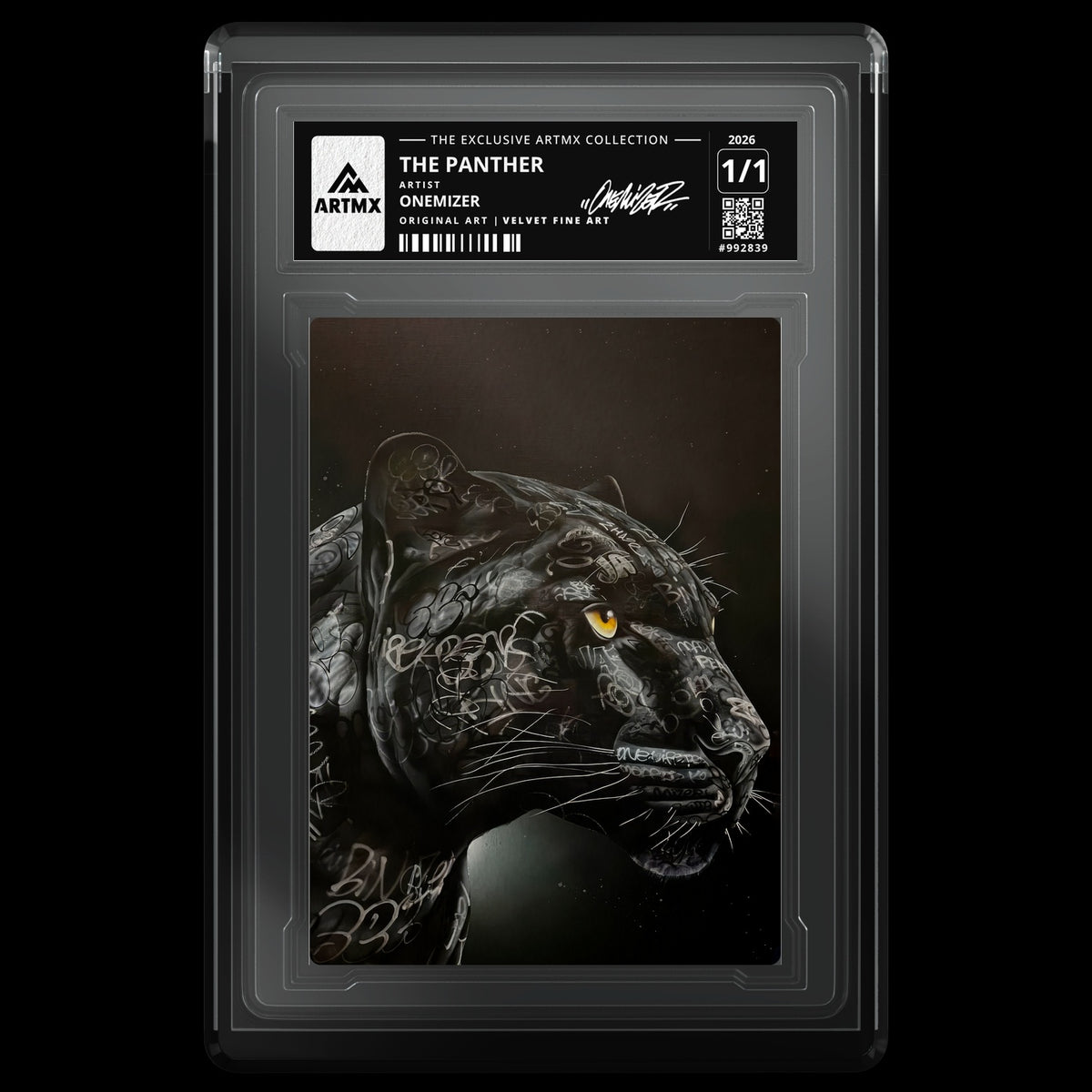 THE PANTHER by Onemizer — Velvet Fine Art — front