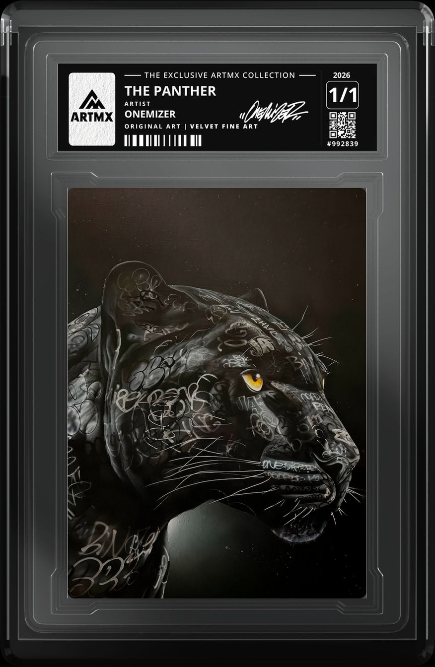 THE PANTHER by Onemizer — Velvet Fine Art — close-up
