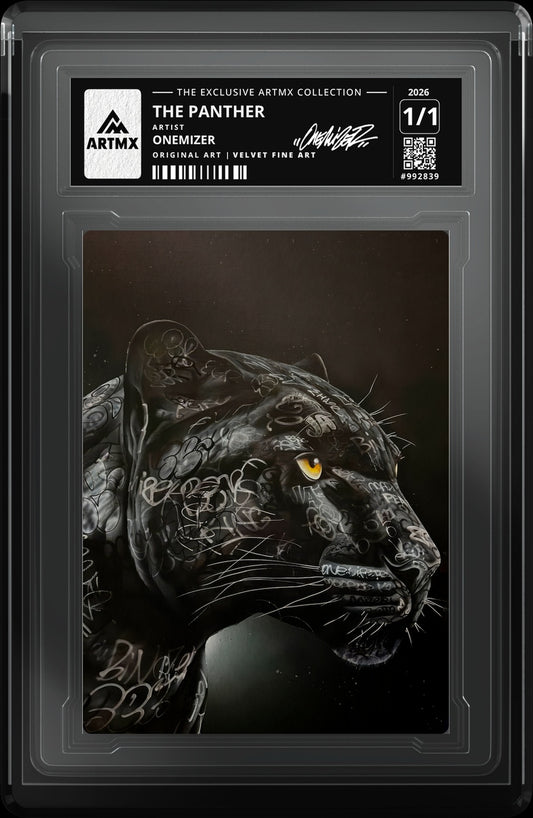 THE PANTHER by Onemizer — Velvet Fine Art — close-up