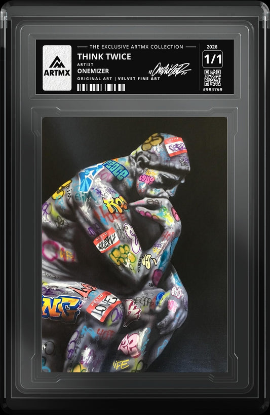 THINK TWICE by Onemizer — Velvet Fine Art — close-up