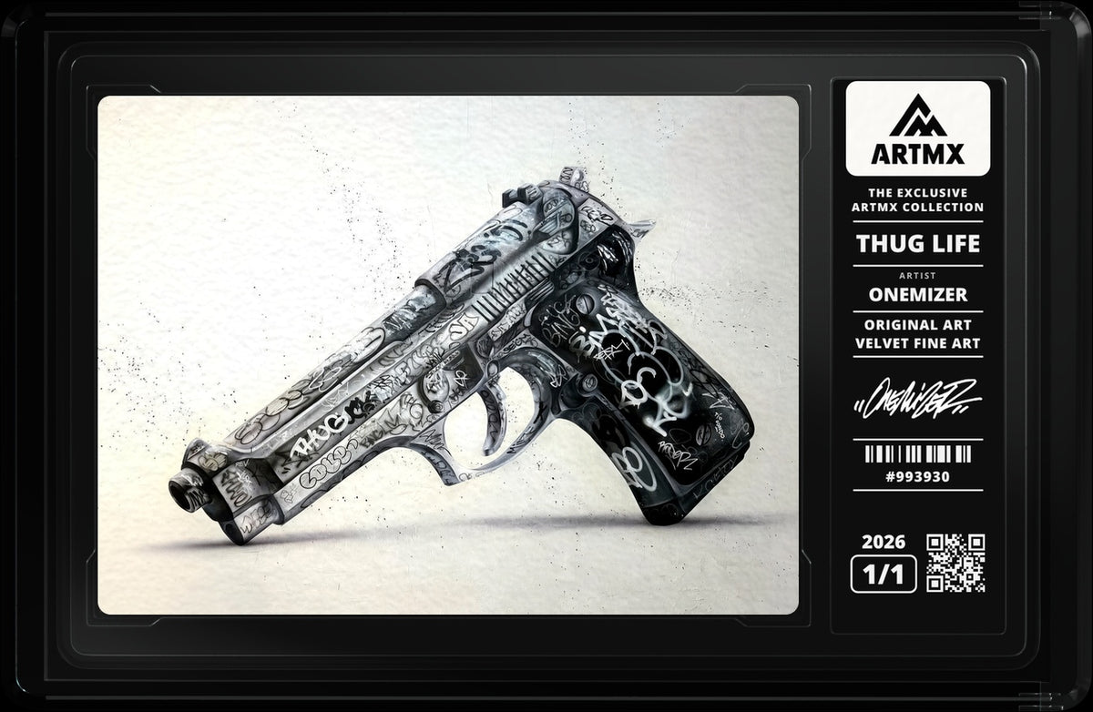 THUG LIFE by Onemizer — Velvet Fine Art — close-up