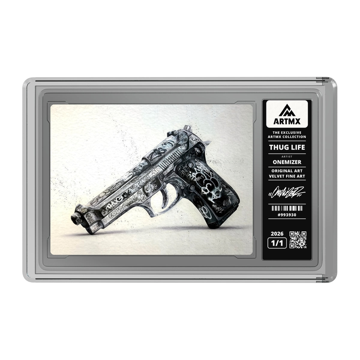 THUG LIFE by Onemizer — Velvet Fine Art — on white