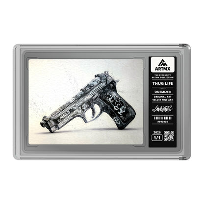 THUG LIFE by Onemizer — Velvet Fine Art — on white