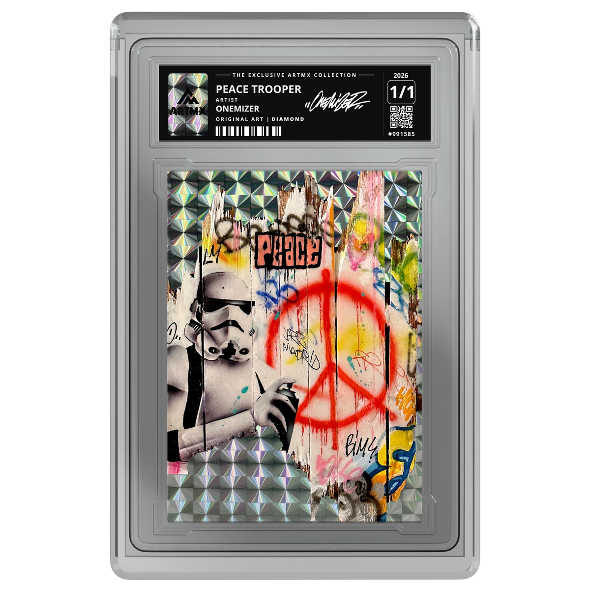 PEACE TROOPER by Onemizer — Diamond — on white