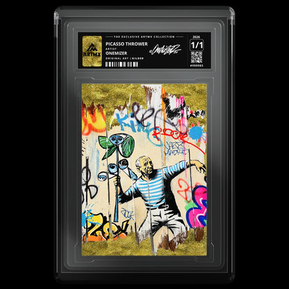 PICASSO THROWER by Onemizer — Gilded — front