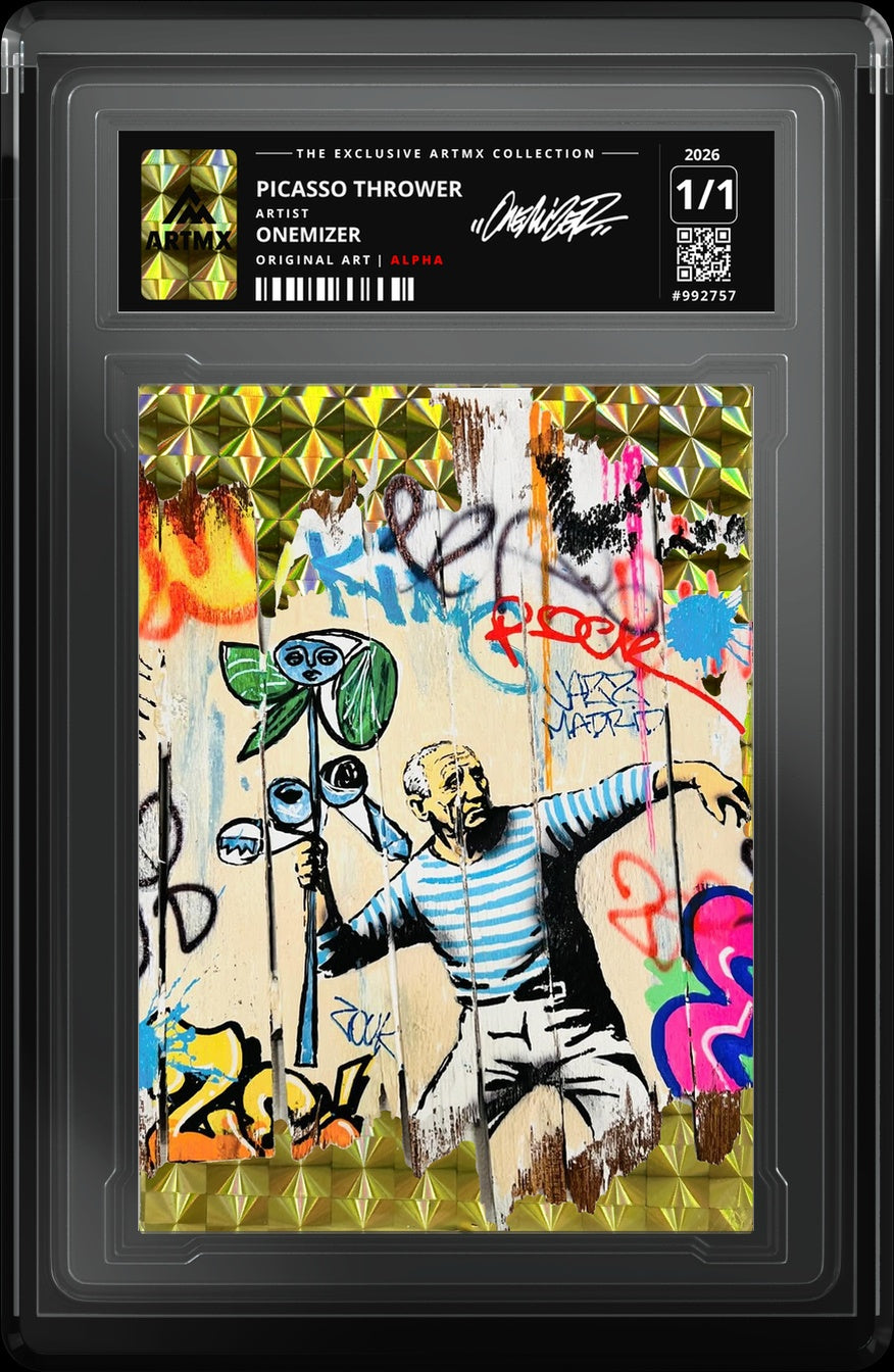 PICASSO THROWER by Onemizer — Alpha — close-up