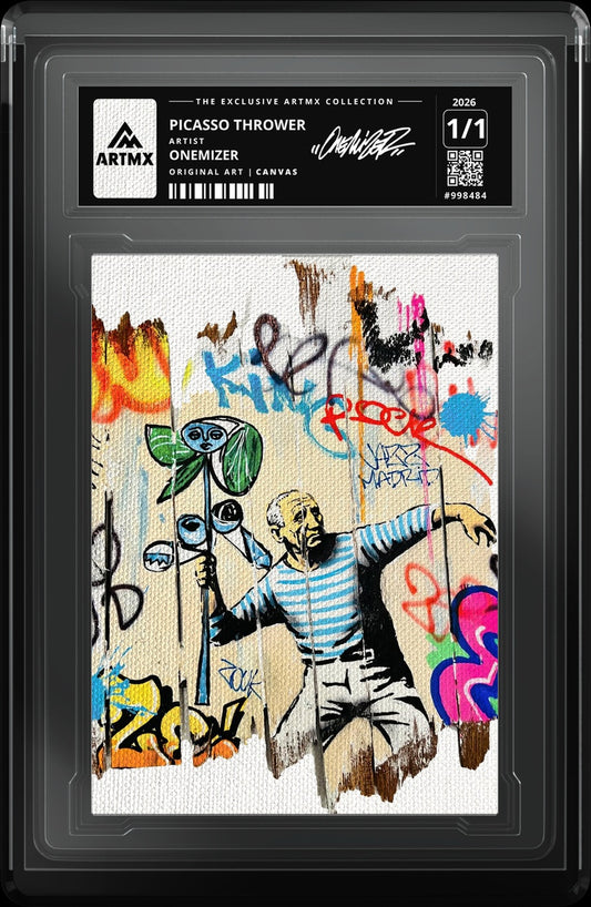 PICASSO THROWER by Onemizer — Canvas — close-up