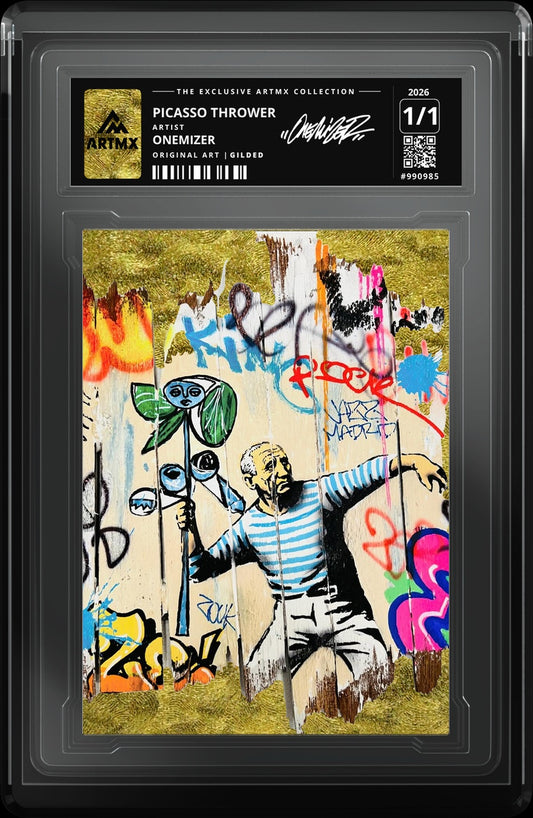 PICASSO THROWER by Onemizer — Gilded — close-up