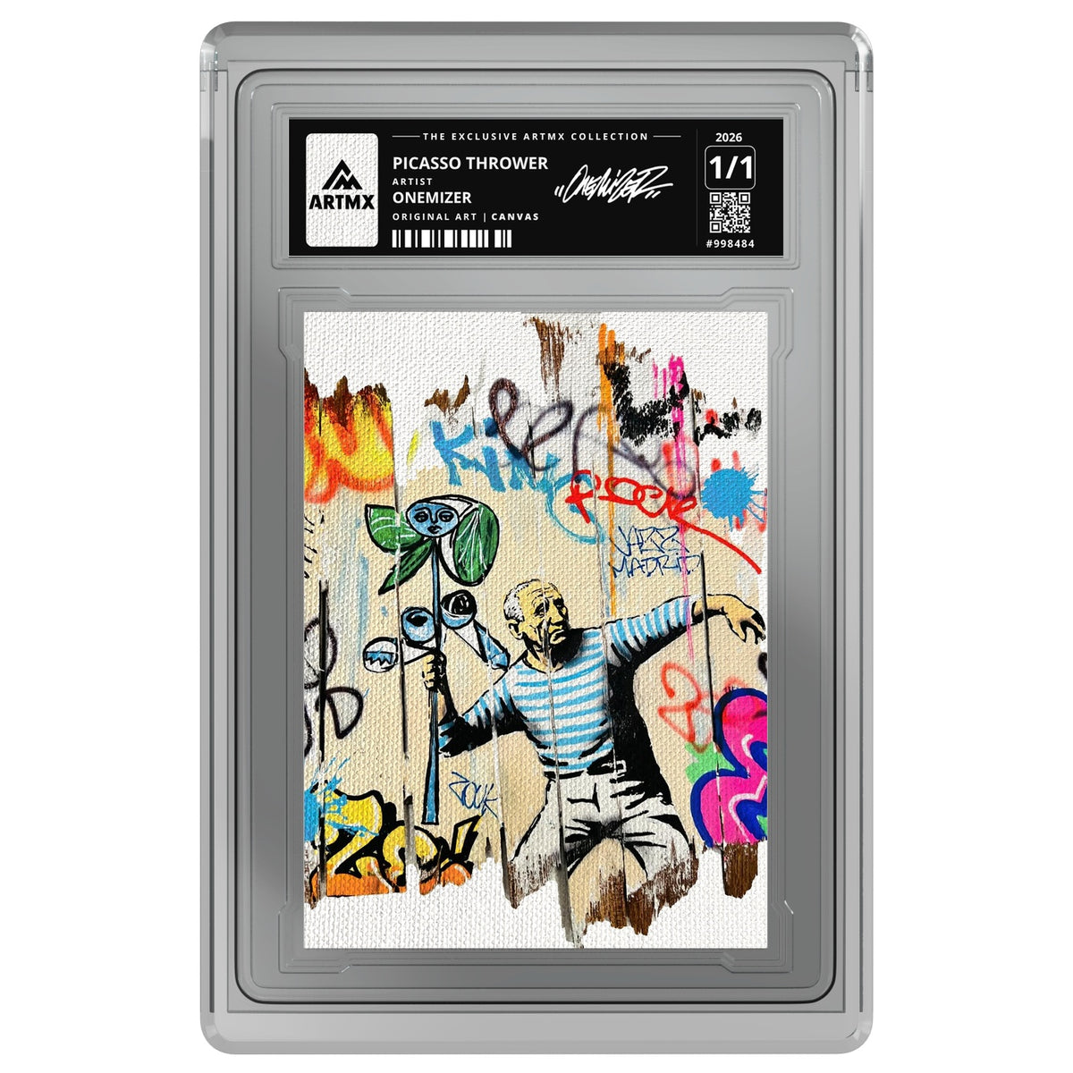 PICASSO THROWER by Onemizer — Canvas — on white