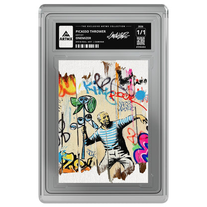 PICASSO THROWER by Onemizer — Canvas — on white