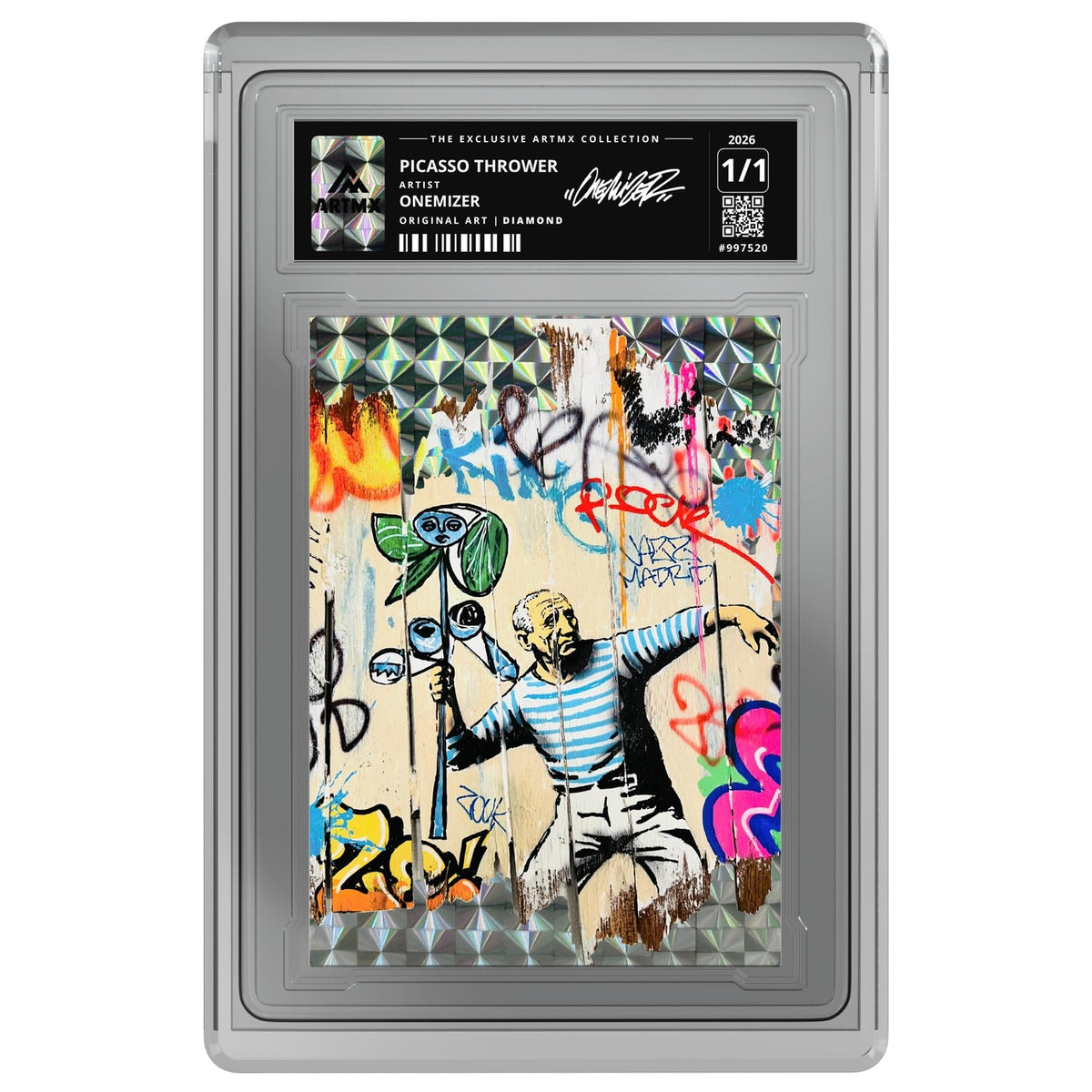 PICASSO THROWER by Onemizer — Diamond — on white
