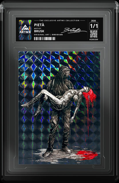 PIETÀ by Brusk — Obsidian — close-up
