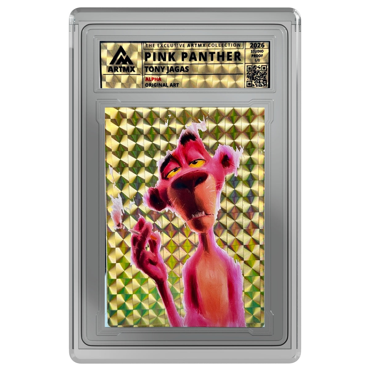 Pink Panther by Tony Jagas — Alpha — on white