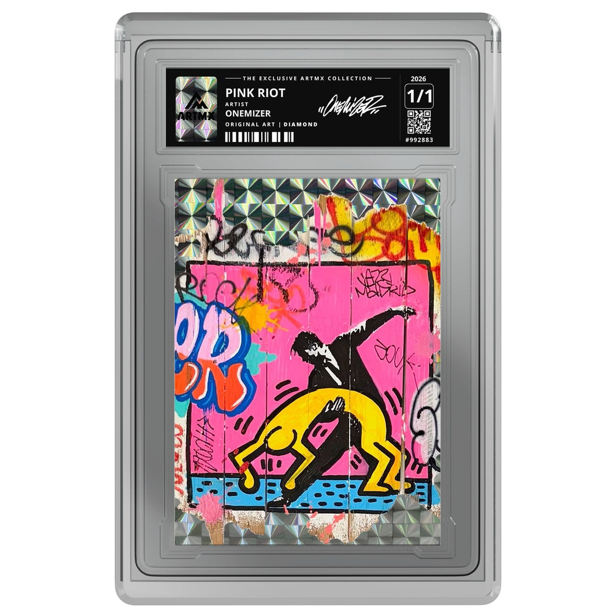 PINK RIOT by Onemizer — Diamond — on white