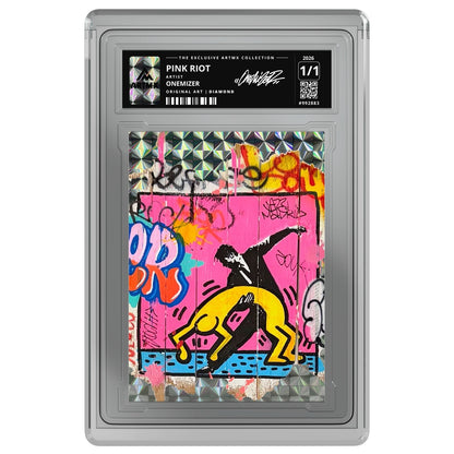 PINK RIOT by Onemizer — Diamond — on white