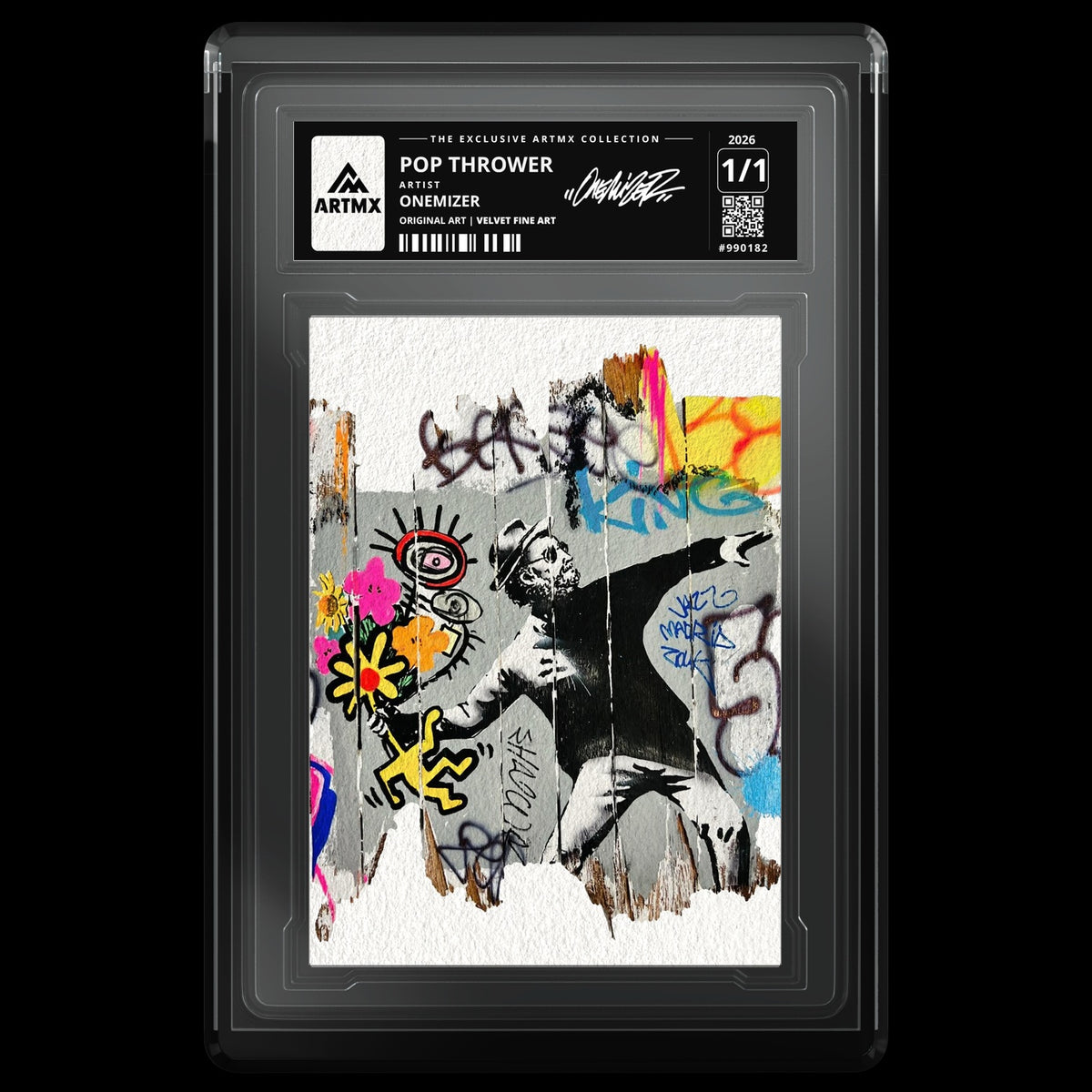 POP THROWER by Onemizer — Velvet Fine Art — front