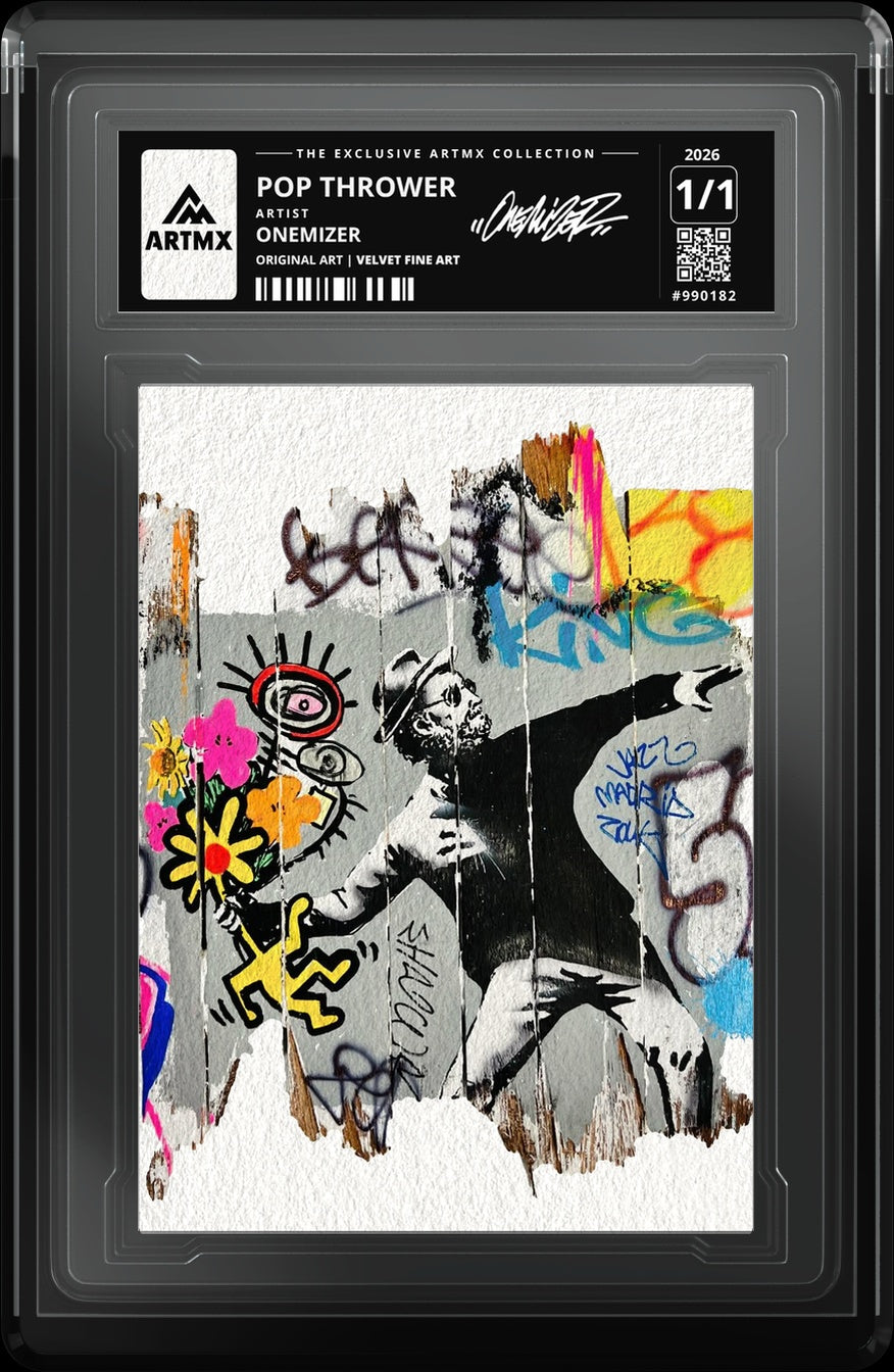 POP THROWER by Onemizer — Velvet Fine Art — close-up