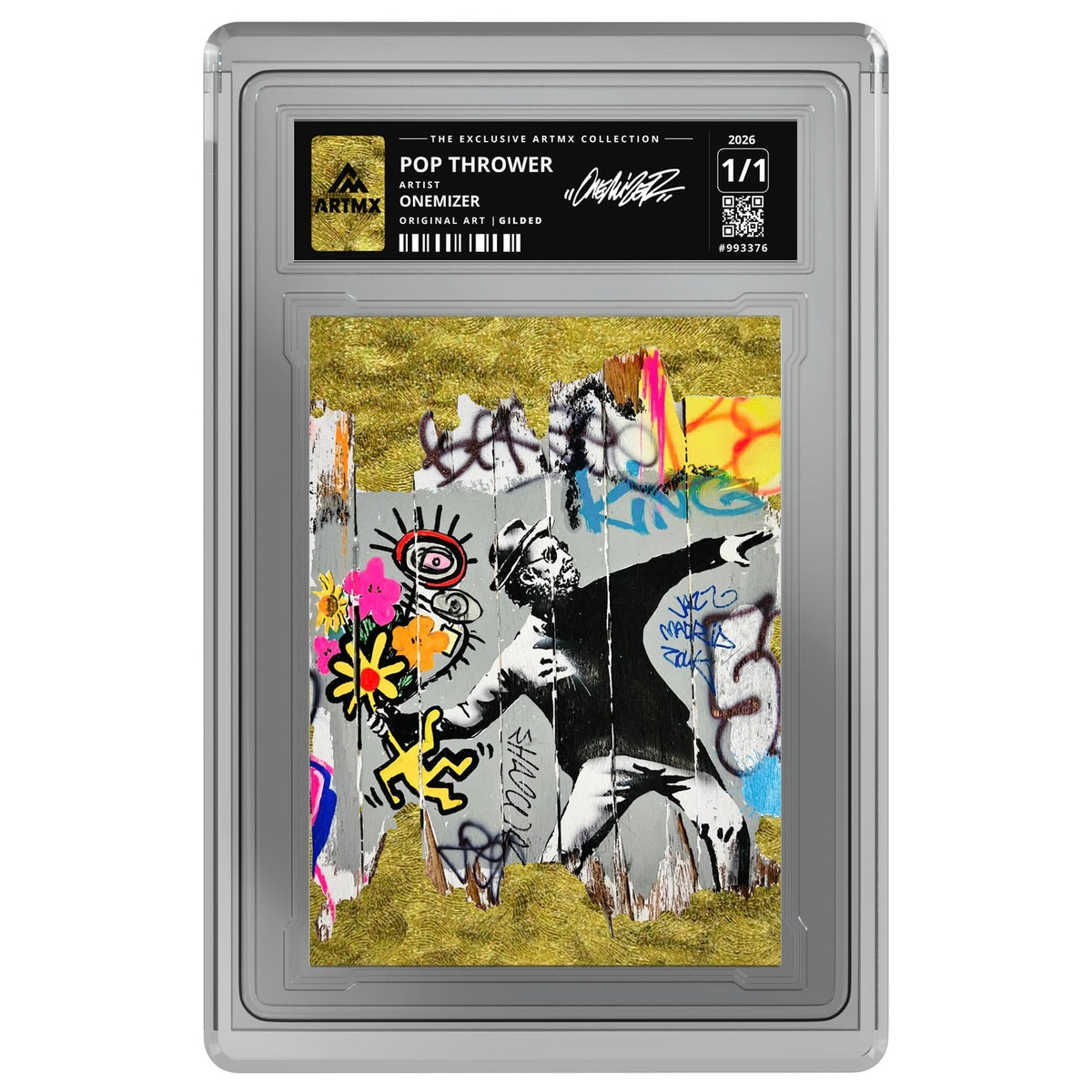 POP THROWER by Onemizer — Gilded — on white
