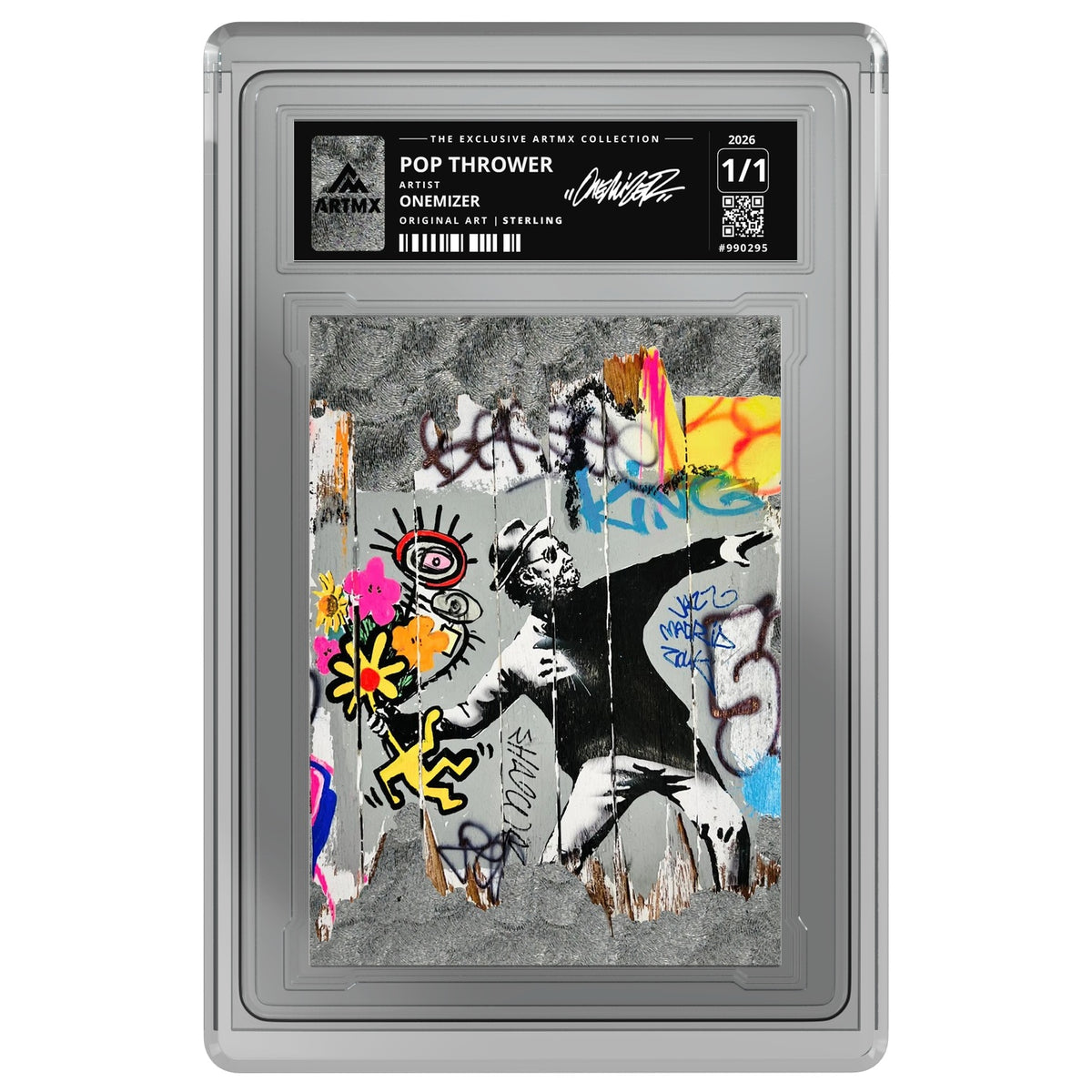 POP THROWER by Onemizer — Sterling — on white