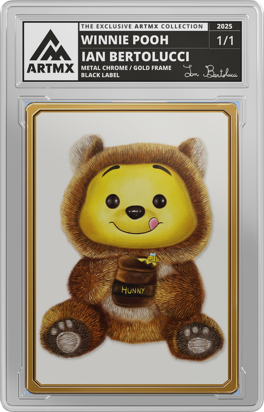 "The Pooh" Art Card by Ian Bertolucci