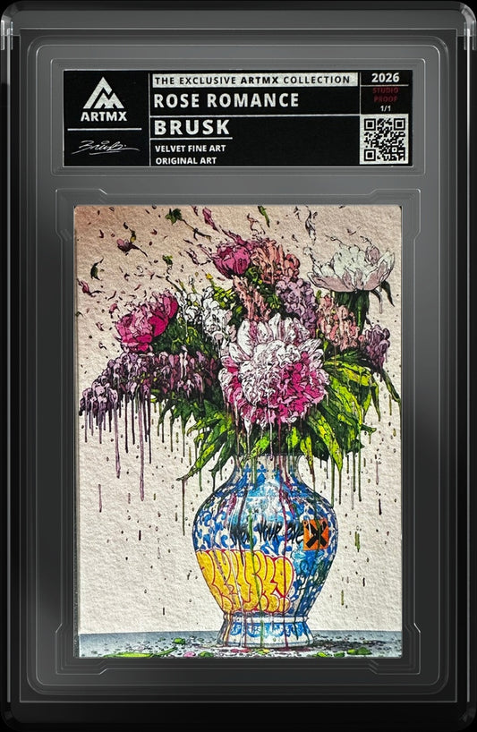 Rose Romance by Brusk — Velvet Fine Art — close-up