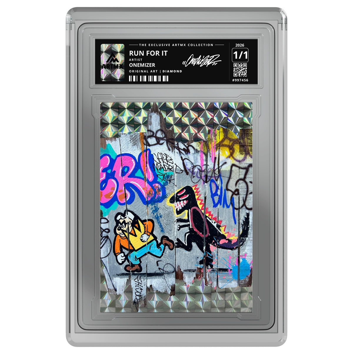 RUN FOR IT by Onemizer — Diamond — on white