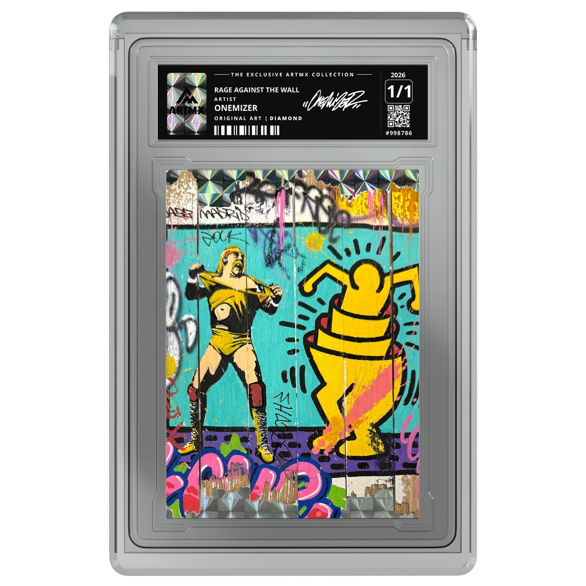 RAGE AGAINST THE WALL by Onemizer — Diamond — on white