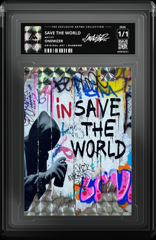 SAVE THE WORLD by Onemizer — Diamond — close-up